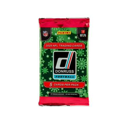 2025 Panini Donruss Football Trading Card Holiday Tin